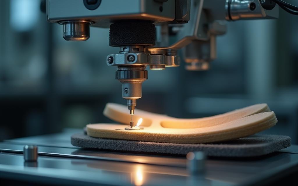 Quality control machine measuring shoe sole bond strength